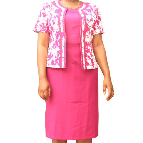 Robe rose blanche Geenlinm 