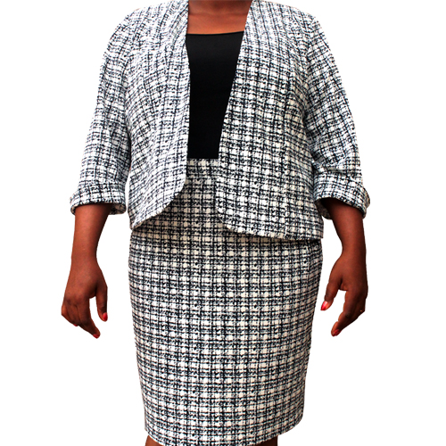 Ensemble veste jupe, en  Bourssague