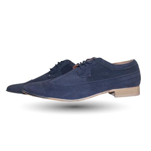 CHAUSSURE CUIR DAIM NOIR
