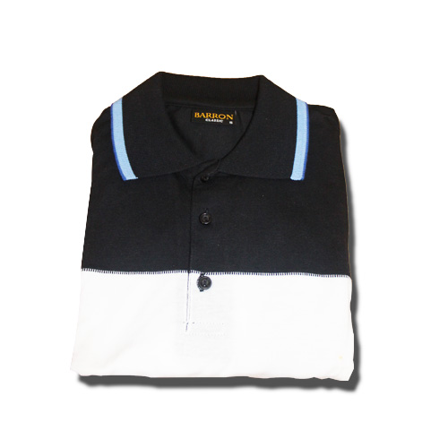 Polo Barron Noir Blanc